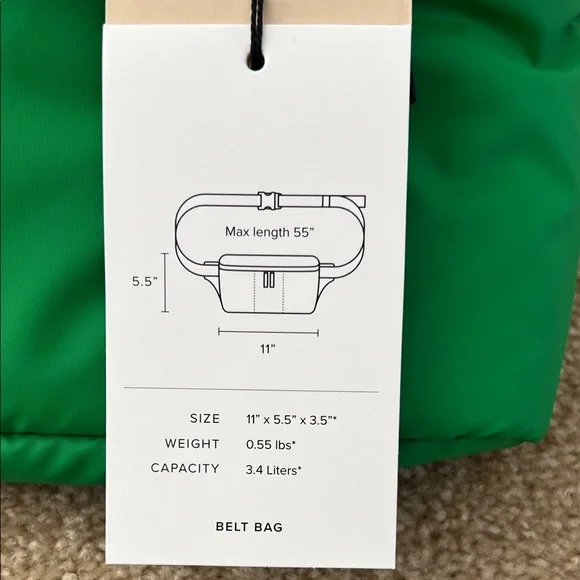 Calpak Luka Belt Bag/Sling- Color Green Apple - Picture 3 of 11